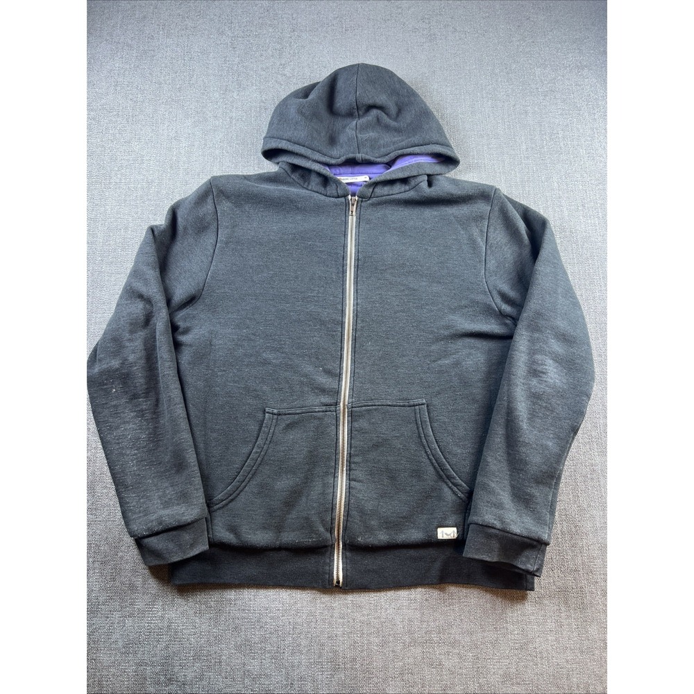 Marine Layer Men's M‎ Hoodie Full Zip Distressed Gray Outdoor Skater Grunge